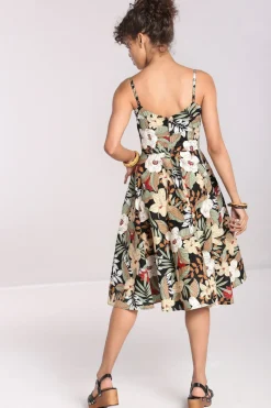 Hell Bunny Adelaida Dress Black Hot