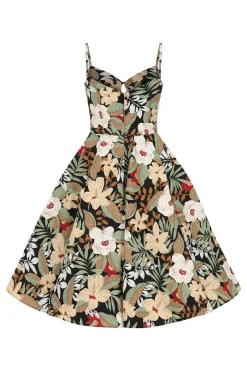 Hell Bunny Adelaida Dress Black Hot