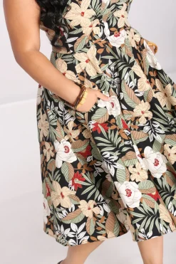 Hell Bunny Adelaida Dress Black Hot