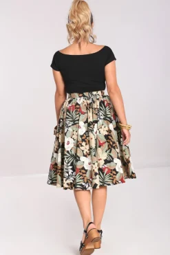 Hell Bunny Adelaida Skirt Black Outlet