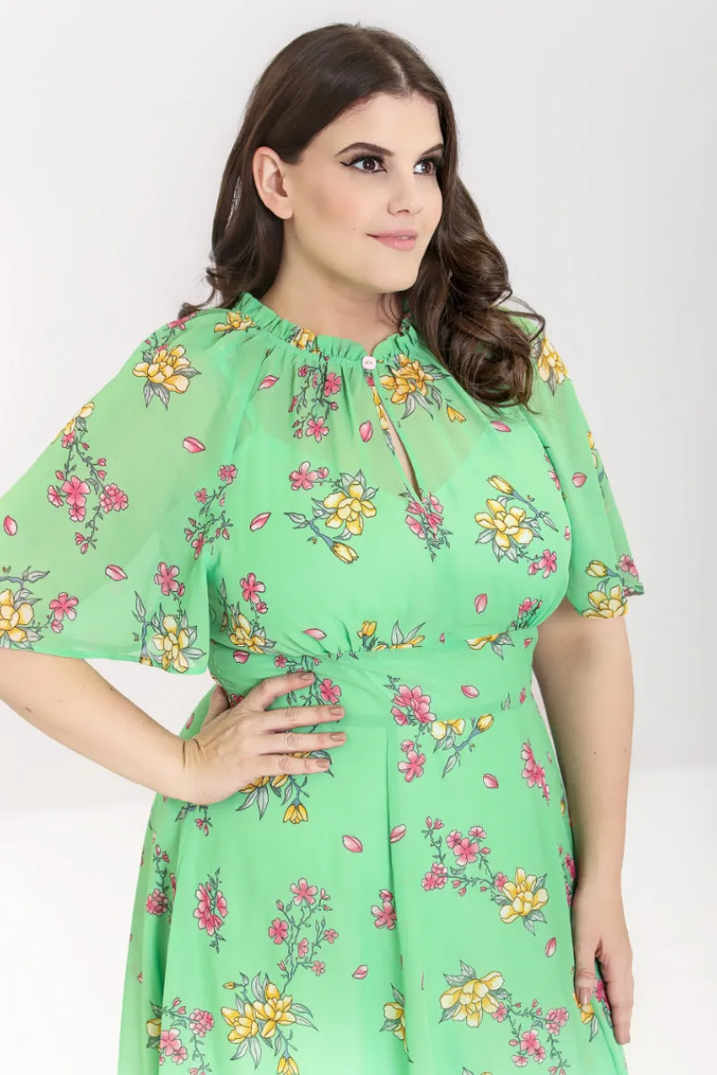 Hell Bunny Adelina Dress Mint Outlet