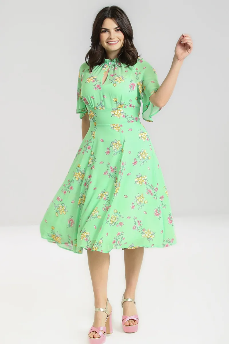 Hell Bunny Adelina Dress Mint Outlet