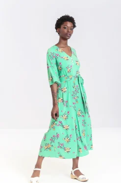 Hell Bunny Adelina Jumpsuit Mint Discount