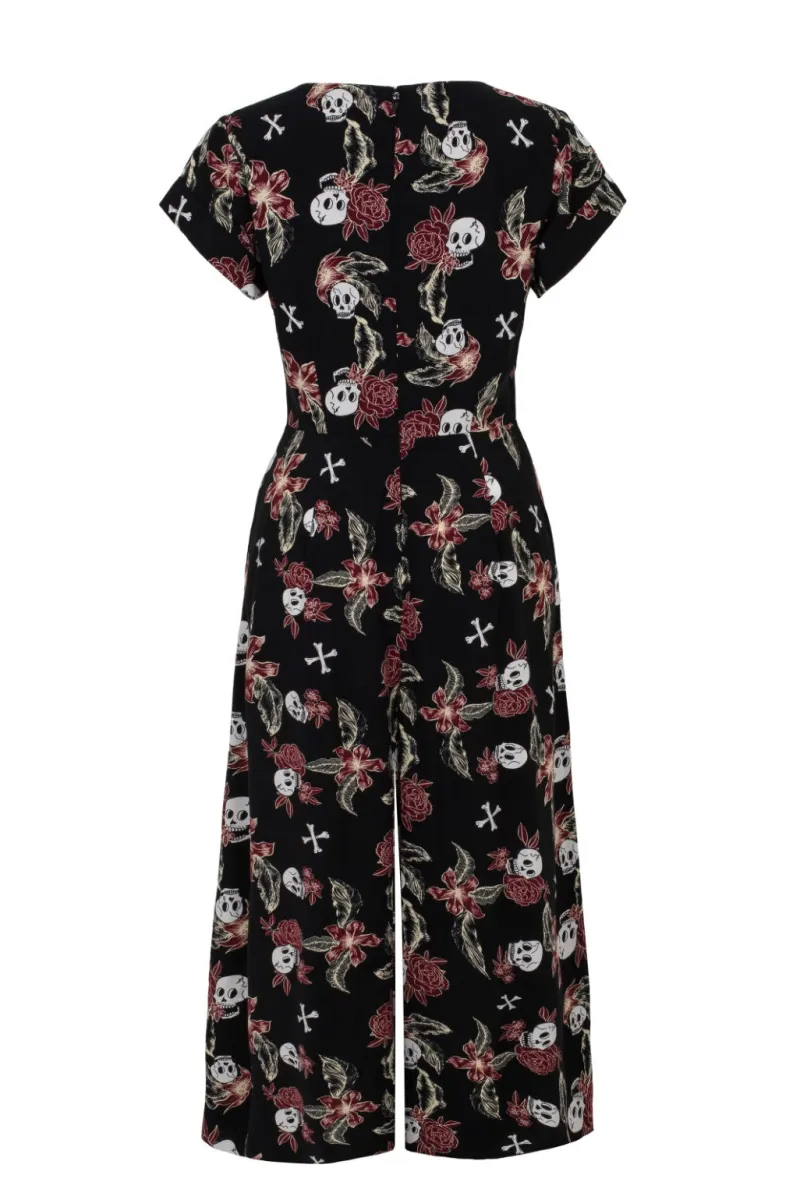 Hell Bunny Alani Jumpsuit Black/Red Online