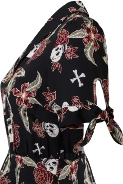 Hell Bunny Alani Mini Dress Black/Red Best