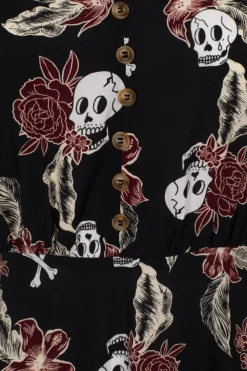 Hell Bunny Alani Mini Dress Black/Red Best