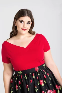 Hell Bunny Alex Top Hot