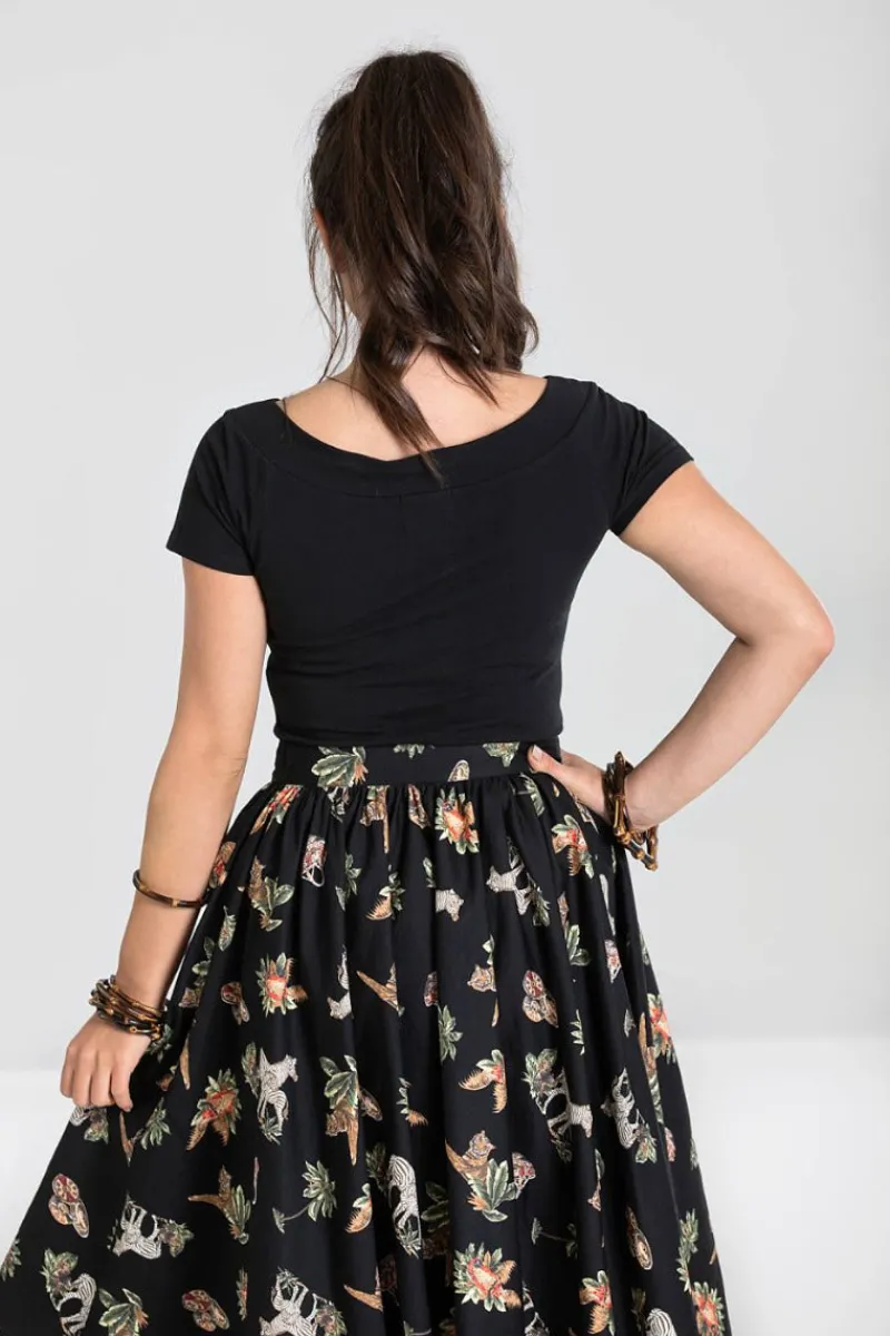 Hell Bunny Alex Top Black