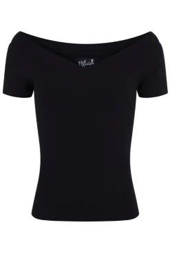 Hell Bunny Alex Top Black