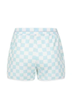 Hell Bunny Alexis Shorts Blue Clearance