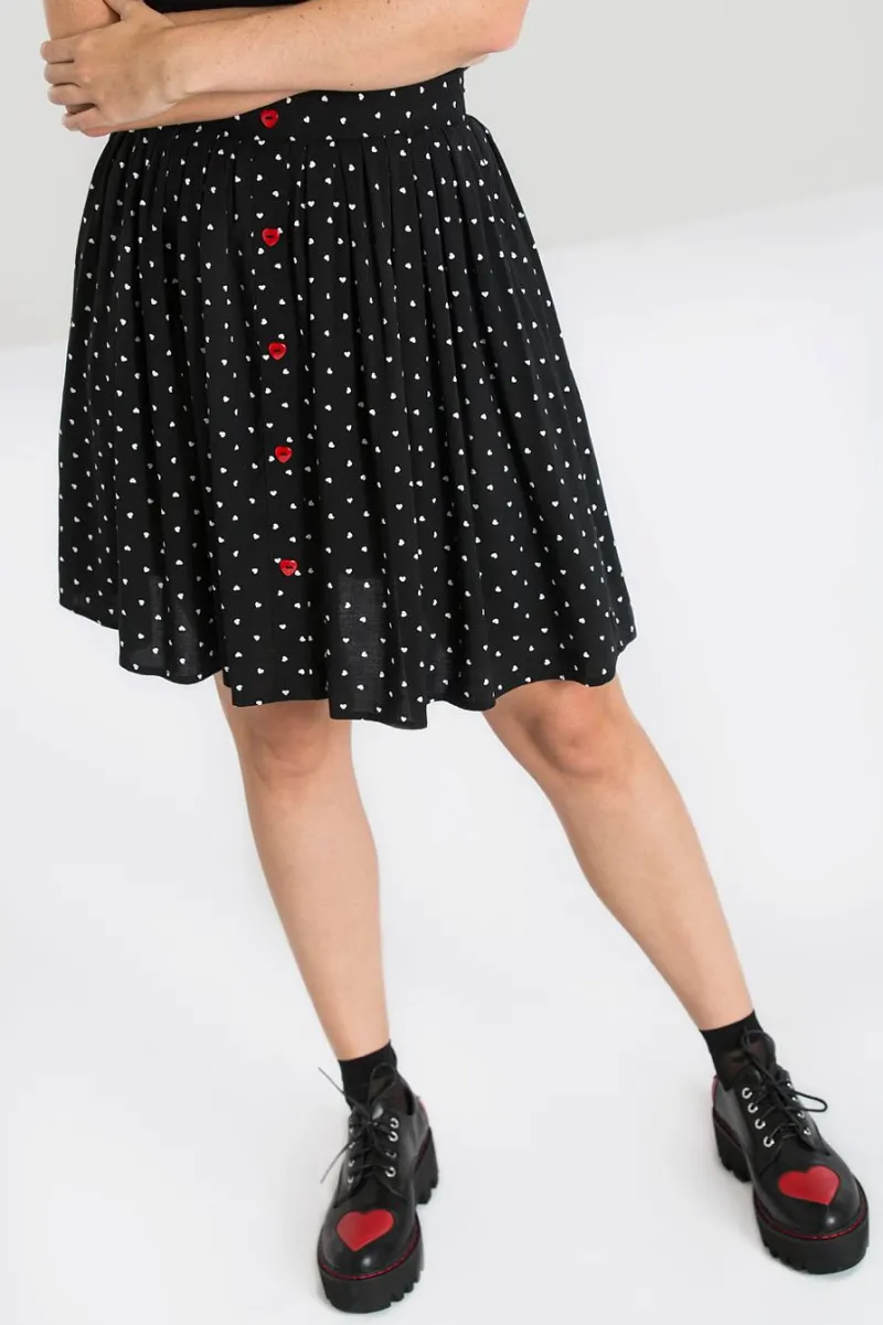 Hell Bunny Allie Skirt Black Discount