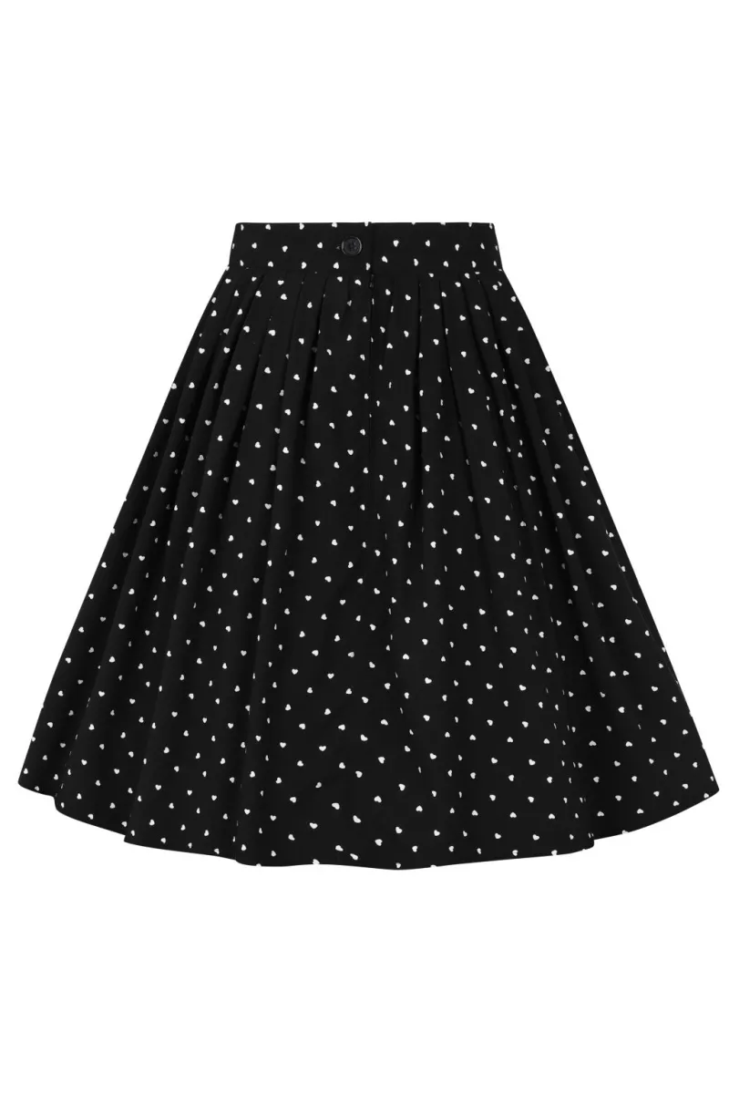 Hell Bunny Allie Skirt Black Discount