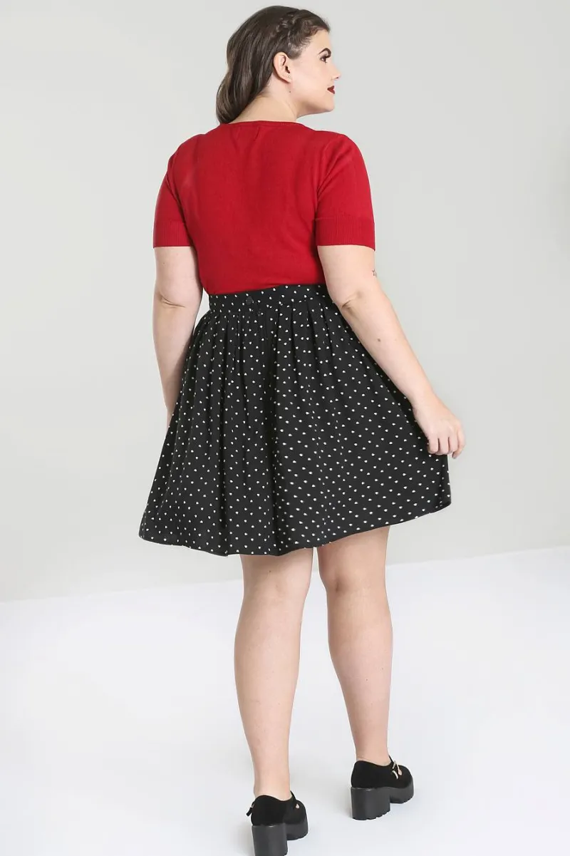 Hell Bunny Allie Skirt Black Discount