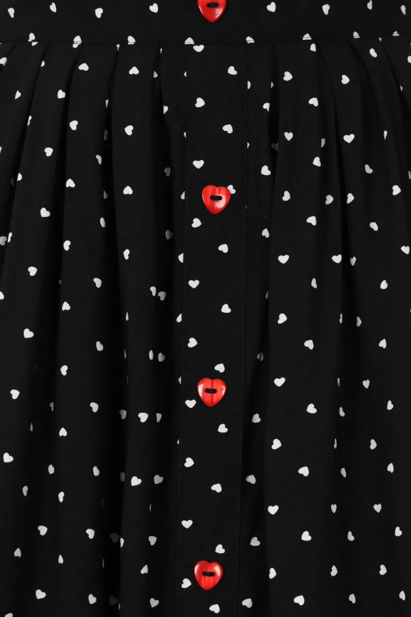 Hell Bunny Allie Skirt Black Discount