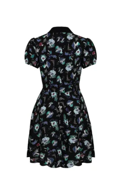 Hell Bunny Amanita Mini Dress Black Clearance