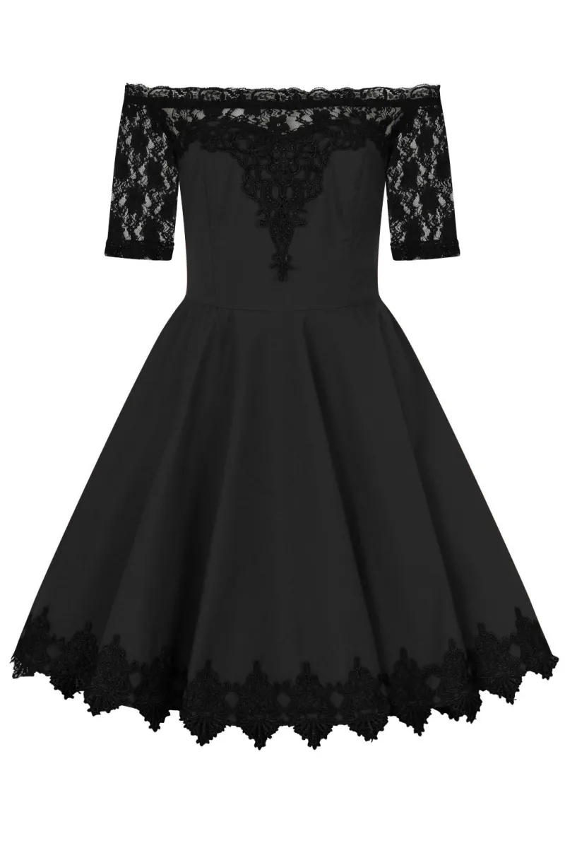 Hell Bunny Amara Mini Dress Black Best