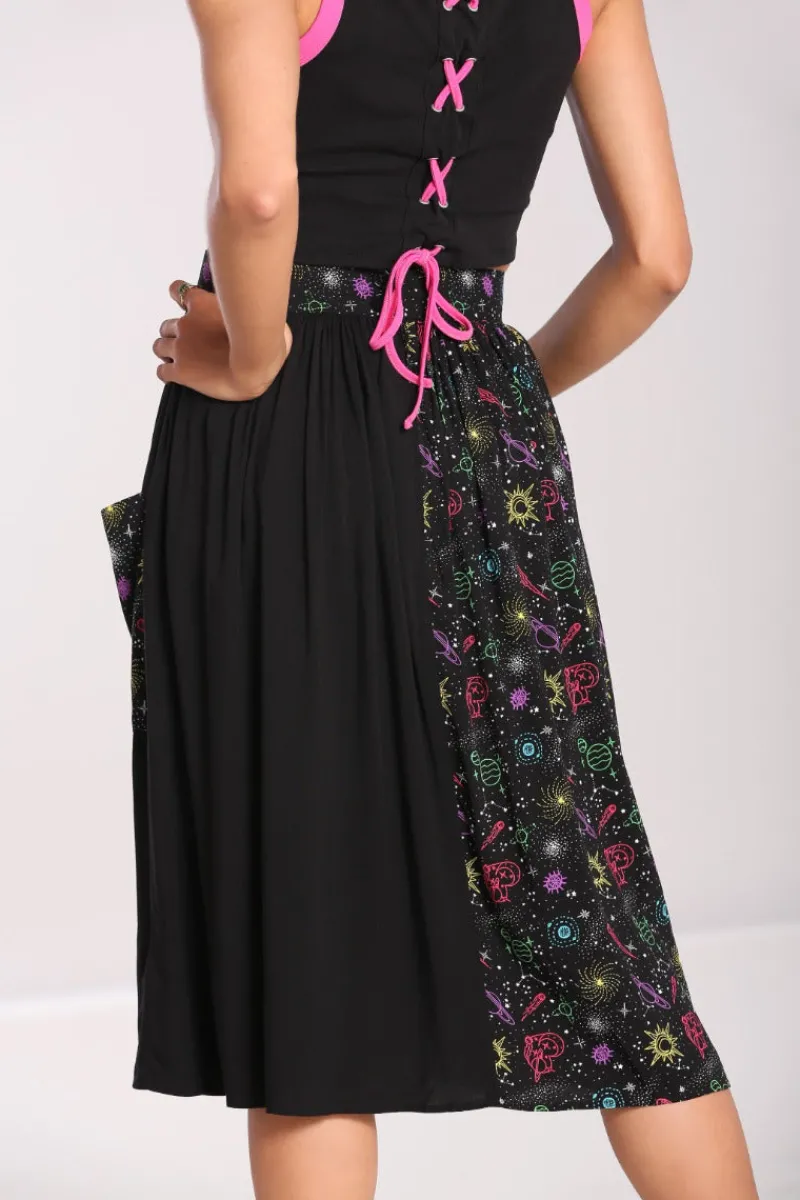 Hell Bunny Andromeda Mid Skirt Black Best