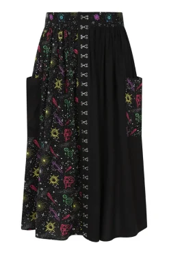 Hell Bunny Andromeda Mid Skirt Black Best