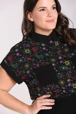 Hell Bunny Andromeda Shirt Black Best