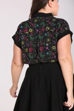 Hell Bunny Andromeda Shirt Black Best