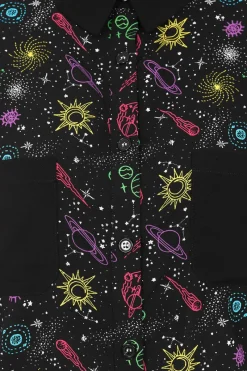 Hell Bunny Andromeda Shirt Black Best