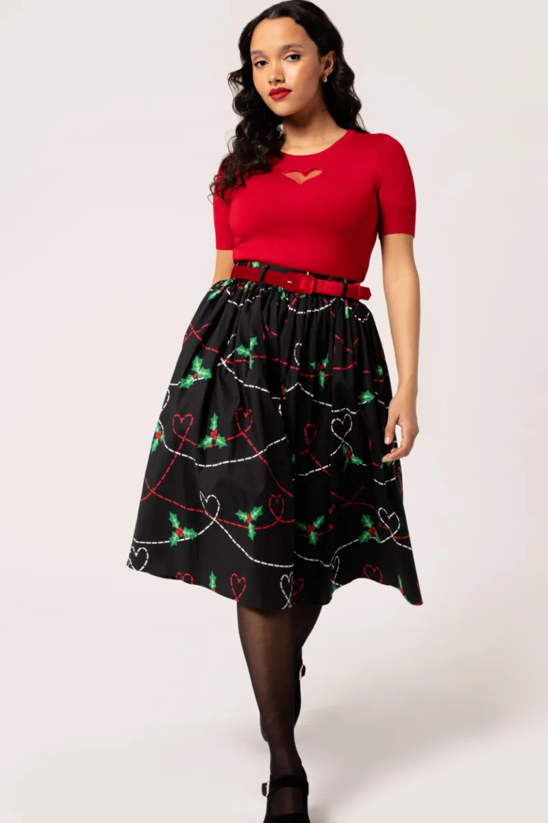 Hell Bunny Angelica Skirt Black Online