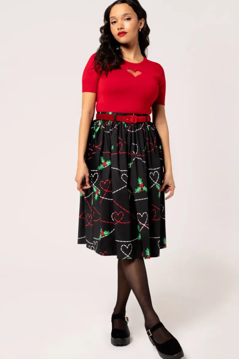 Hell Bunny Angelica Skirt Black Online