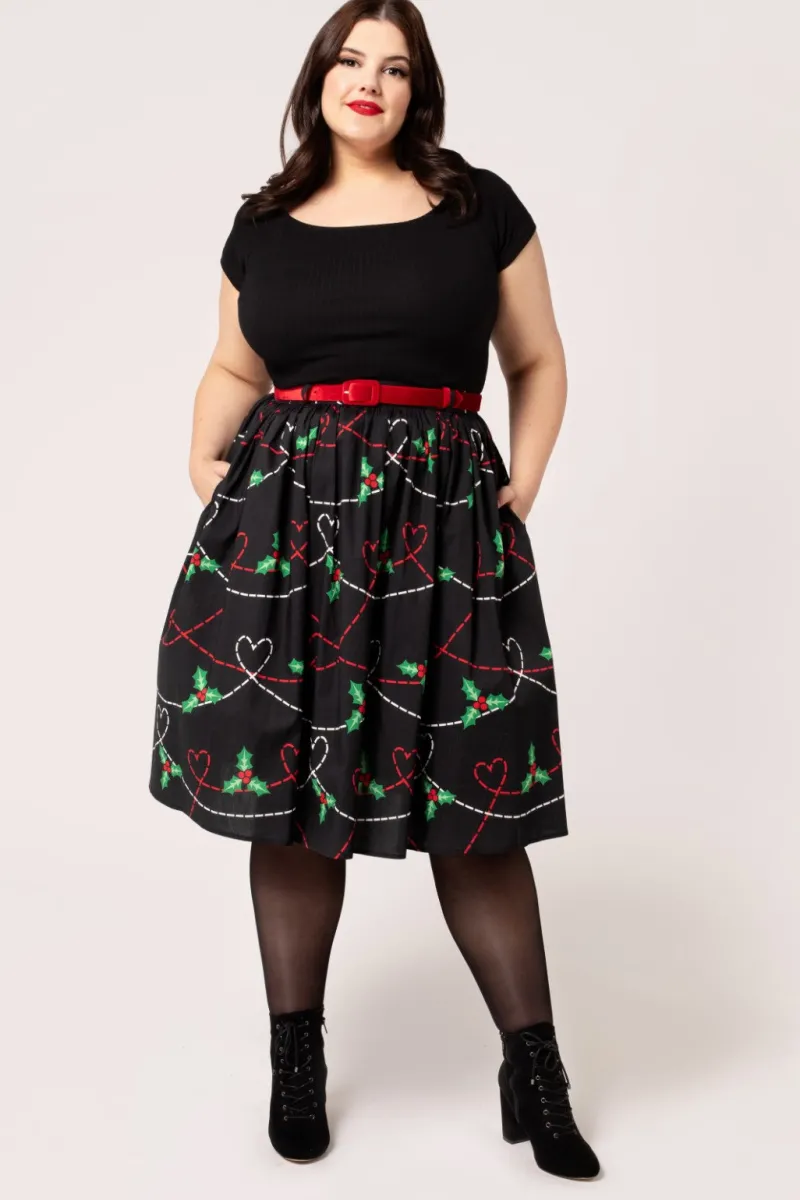 Hell Bunny Angelica Skirt Black Online
