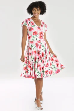 Hell Bunny Aquarelle Dress White