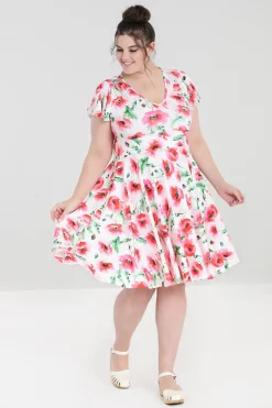 Hell Bunny Aquarelle Dress White