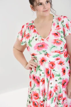 Hell Bunny Aquarelle Dress White