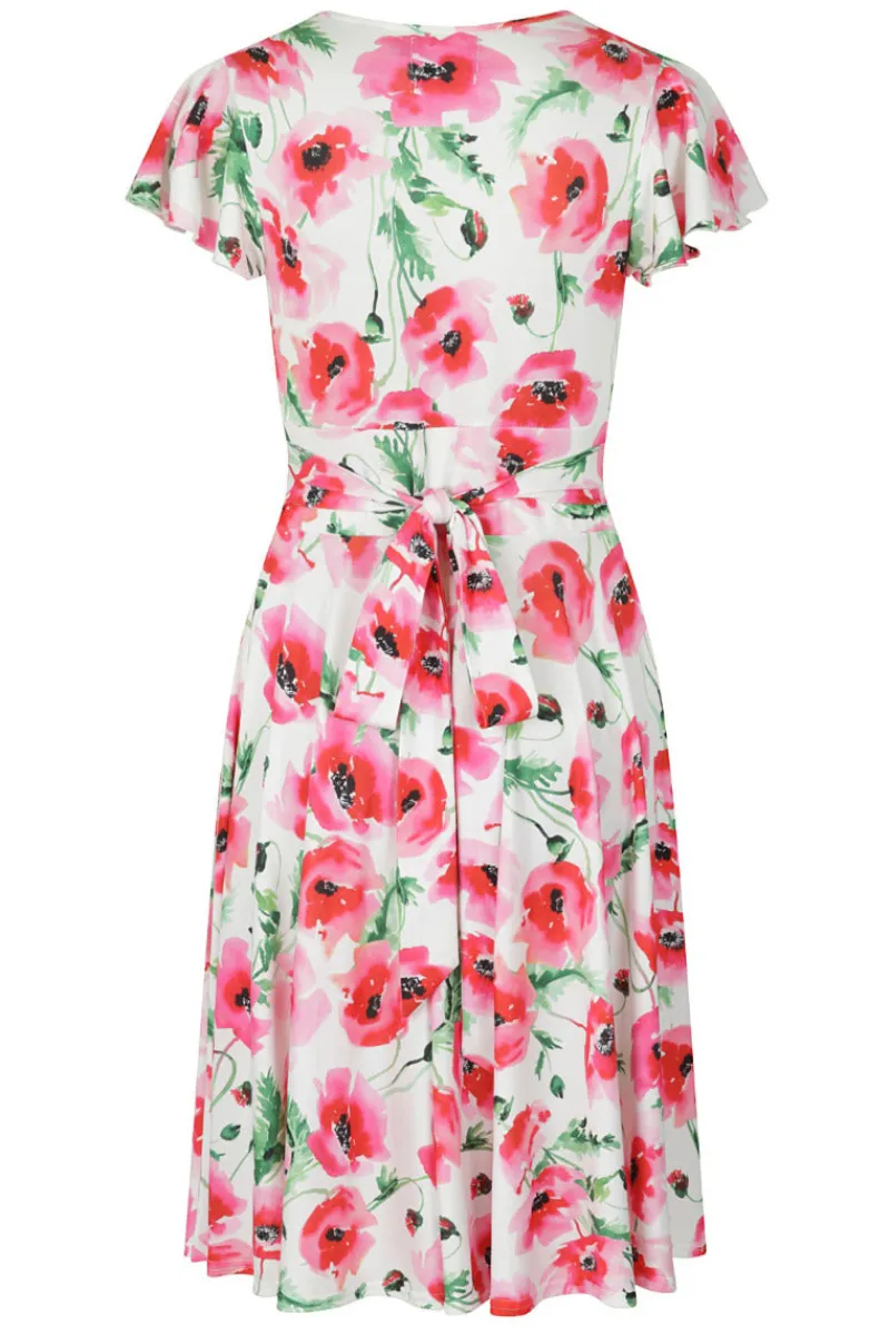 Hell Bunny Aquarelle Dress White