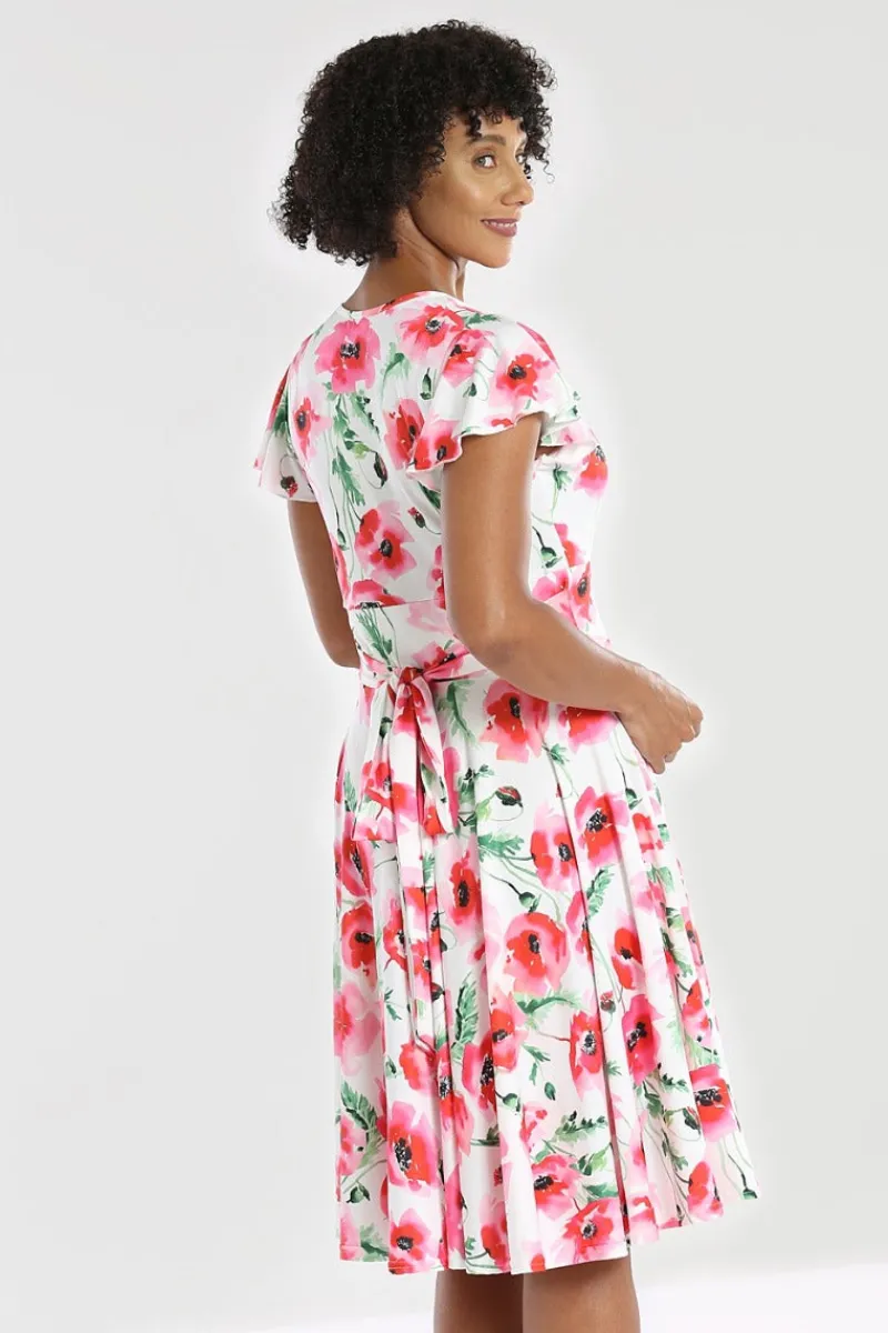 Hell Bunny Aquarelle Dress White