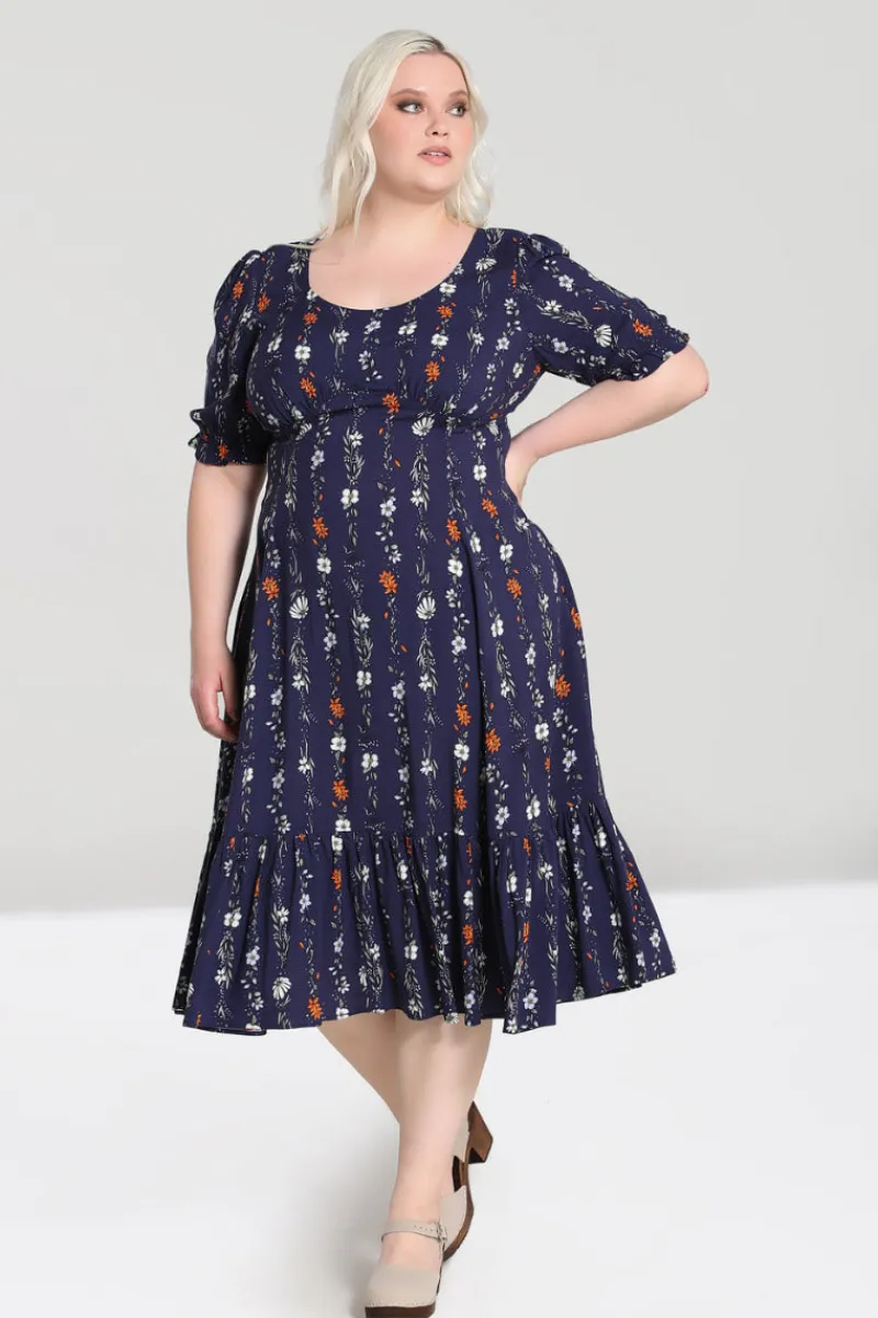Hell Bunny Asta Maxi Dress Blue Best