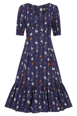 Hell Bunny Asta Maxi Dress Blue Best