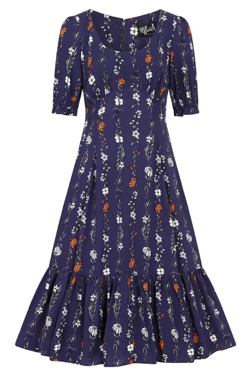 Hell Bunny Asta Maxi Dress Blue Best