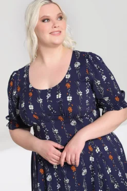 Hell Bunny Asta Maxi Dress Blue Best