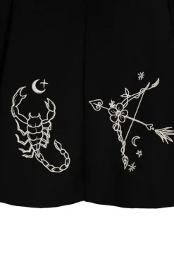 Hell Bunny Astrology Skirt Black