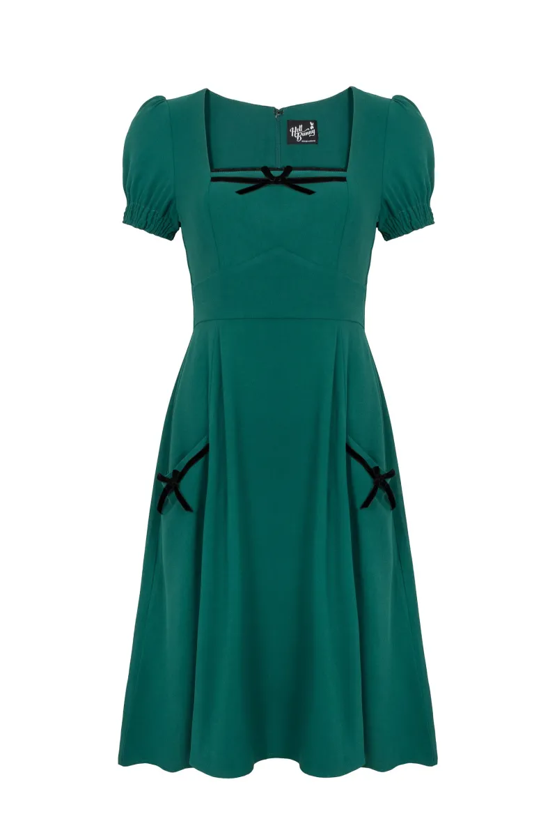 Hell Bunny Aubrey Dress Green Best