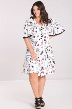 Hell Bunny Avery Dress White Outlet