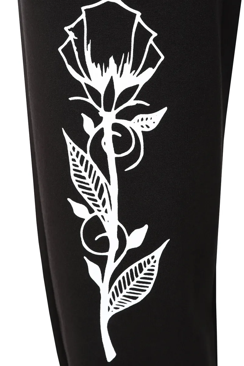 Hell Bunny Avery Joggers Black Discount