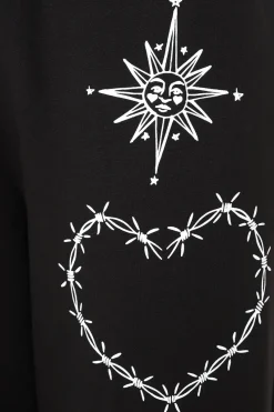 Hell Bunny Avery Joggers Black Discount