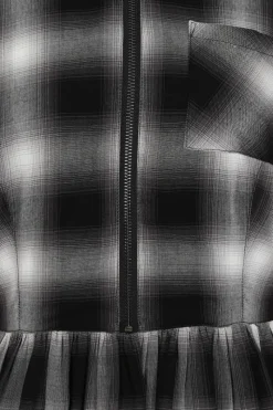 Hell Bunny Avril Mid Dress Grey Outlet