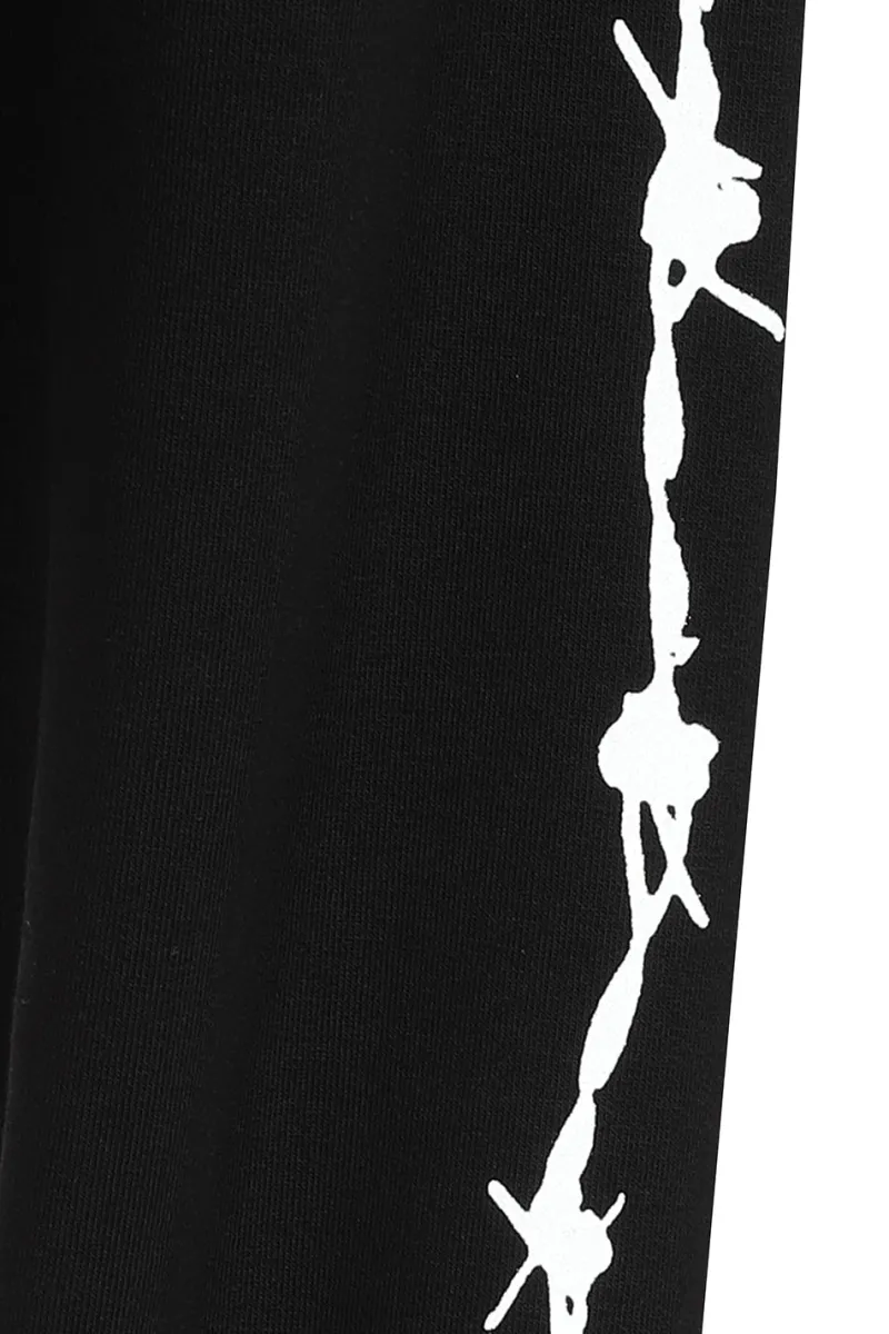 Hell Bunny Barbed Wire Hoodie Black Clearance