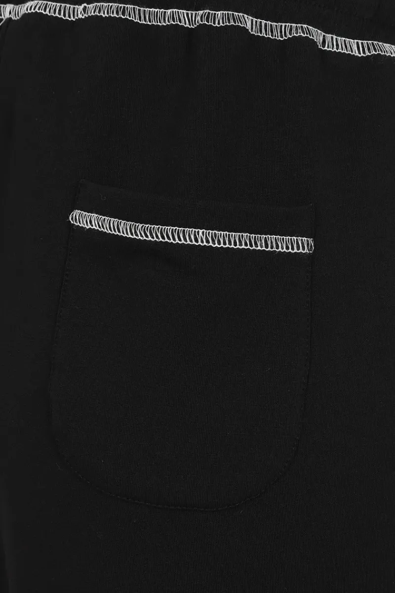 Hell Bunny Barbed Wire Joggers Black