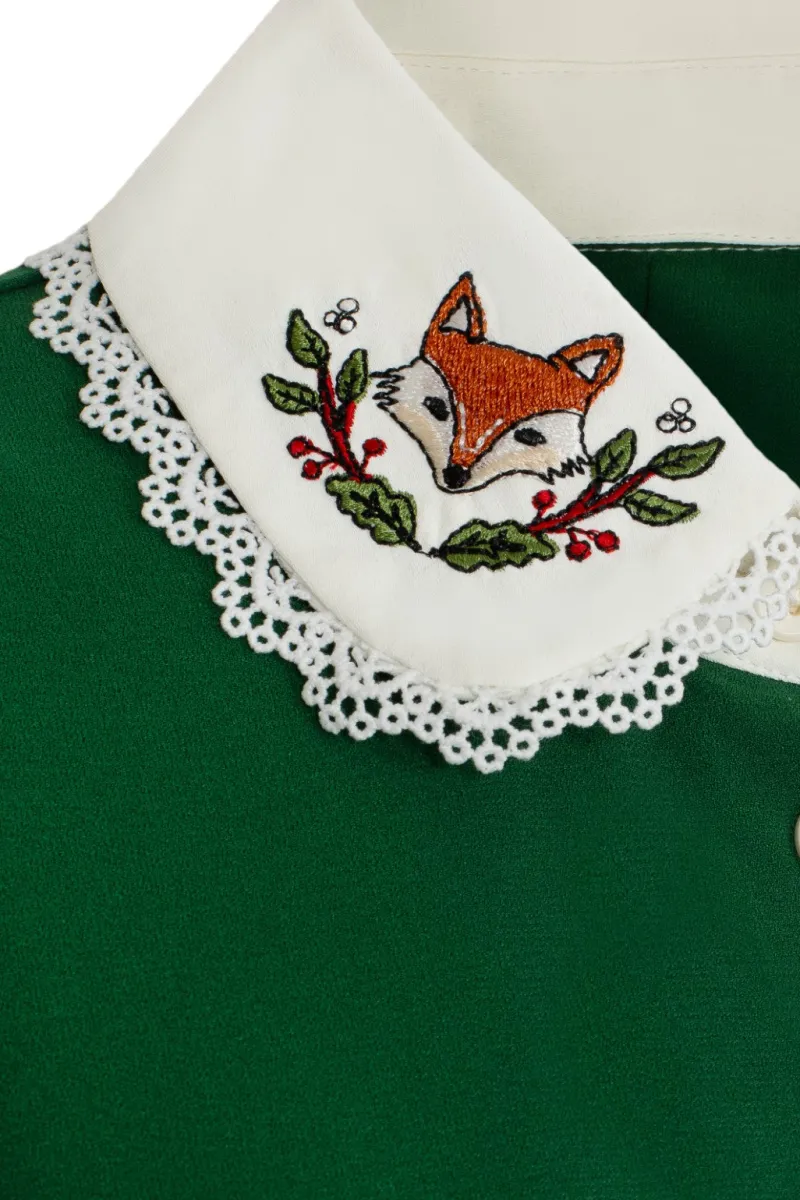 Hell Bunny Basil Mini Dress Green Best