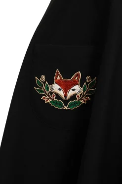 Hell Bunny Basil Pinafore Dress Black Best