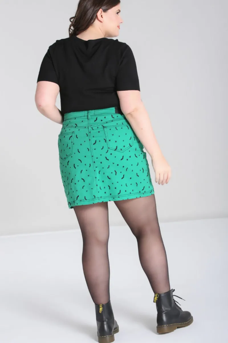 Hell Bunny Bat Mini Skirt Best