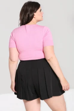 Hell Bunny Bat Top Pink Best