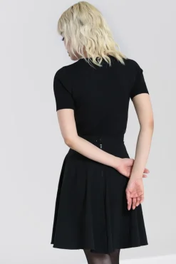 Hell Bunny Bat Top Black Best